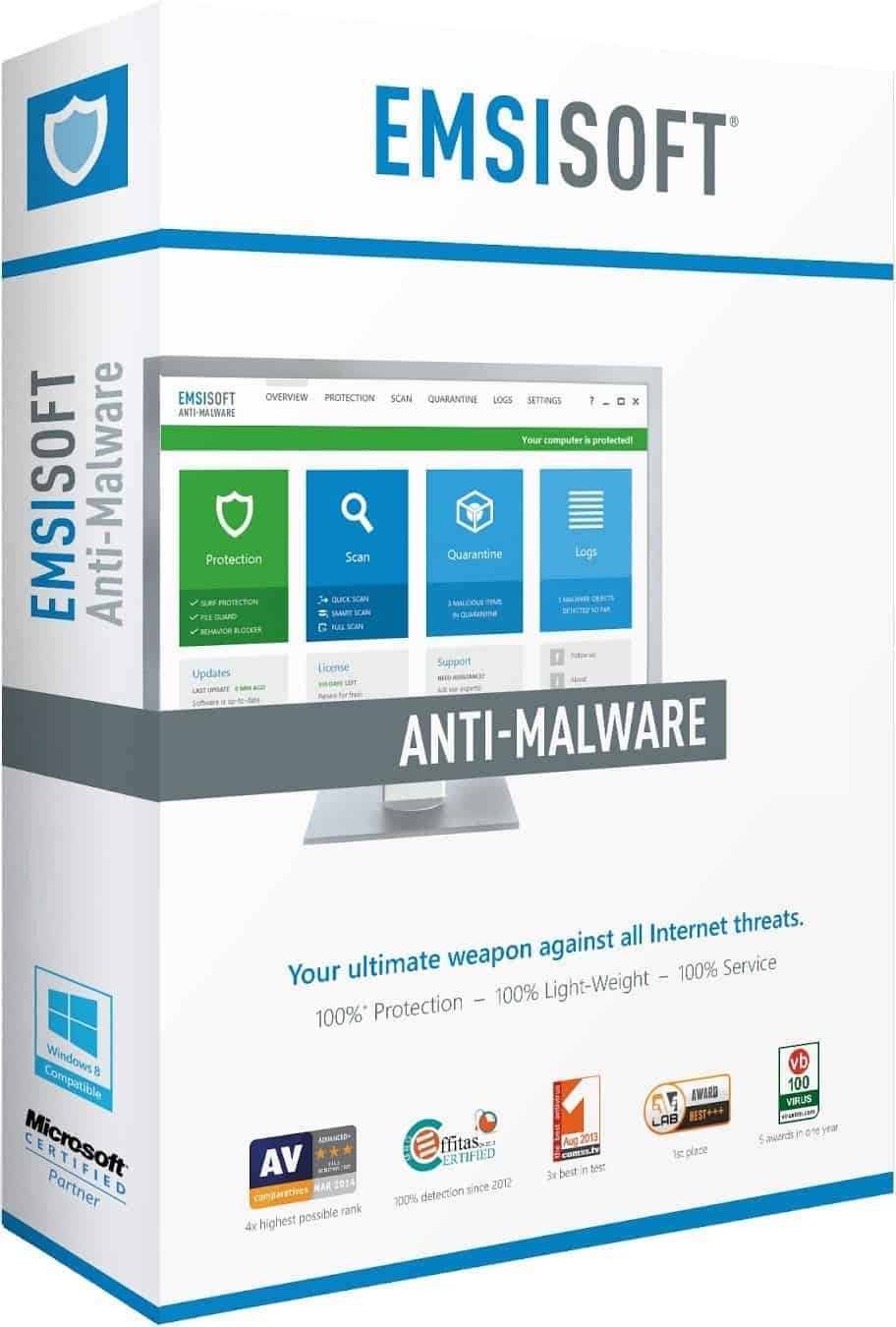 Emsisoft Anti-Malware retail box