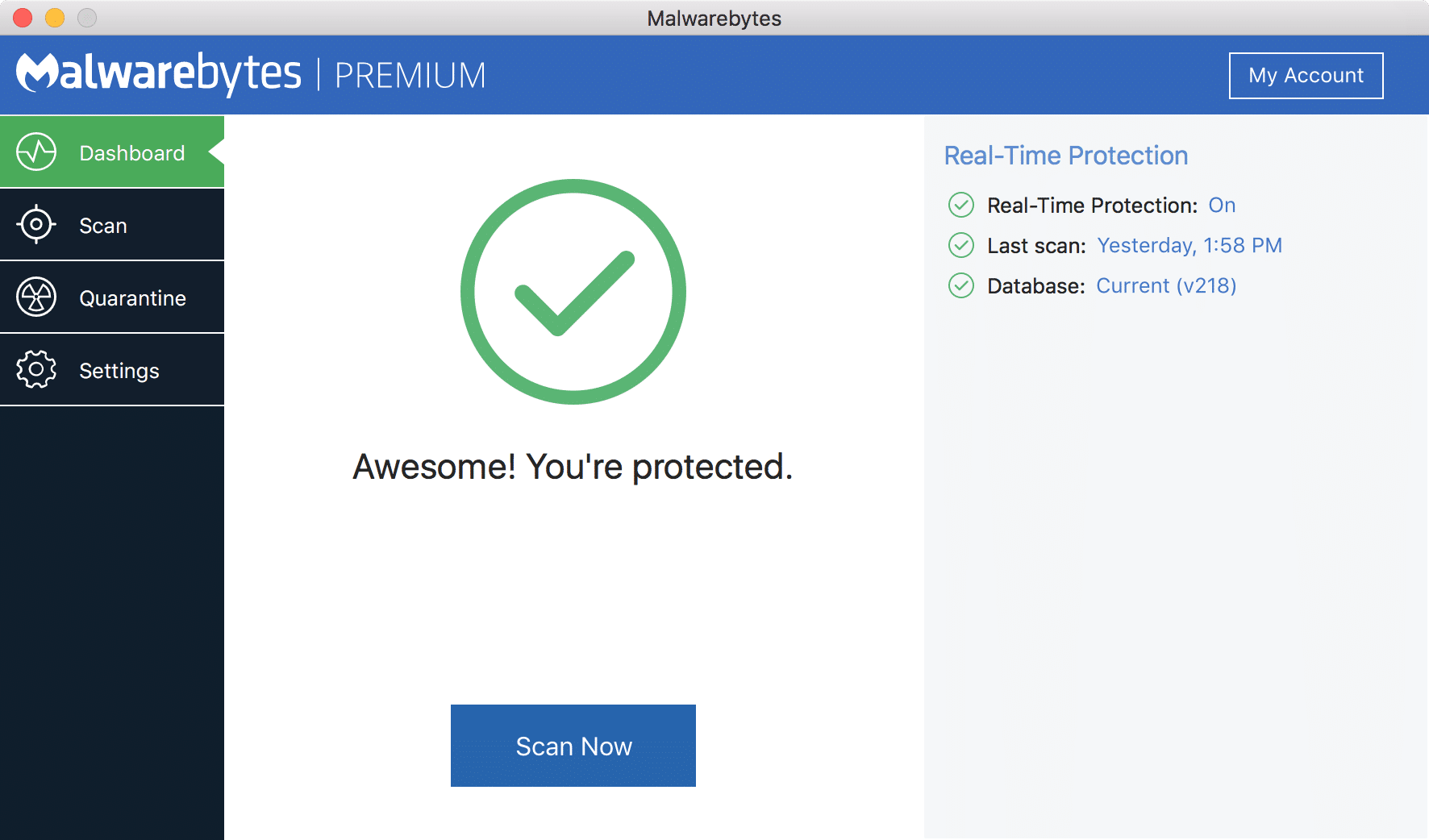 Malwarebytes Premium for Mac