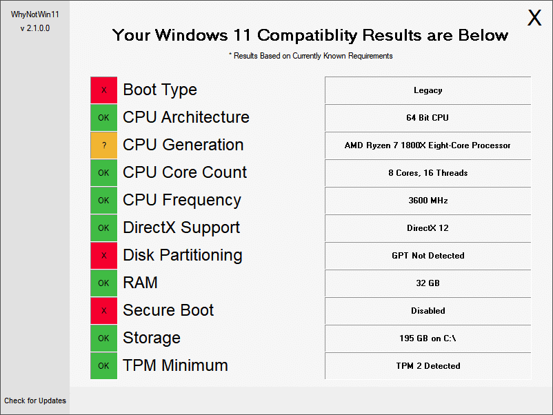 Windows 11 compatibility app checker