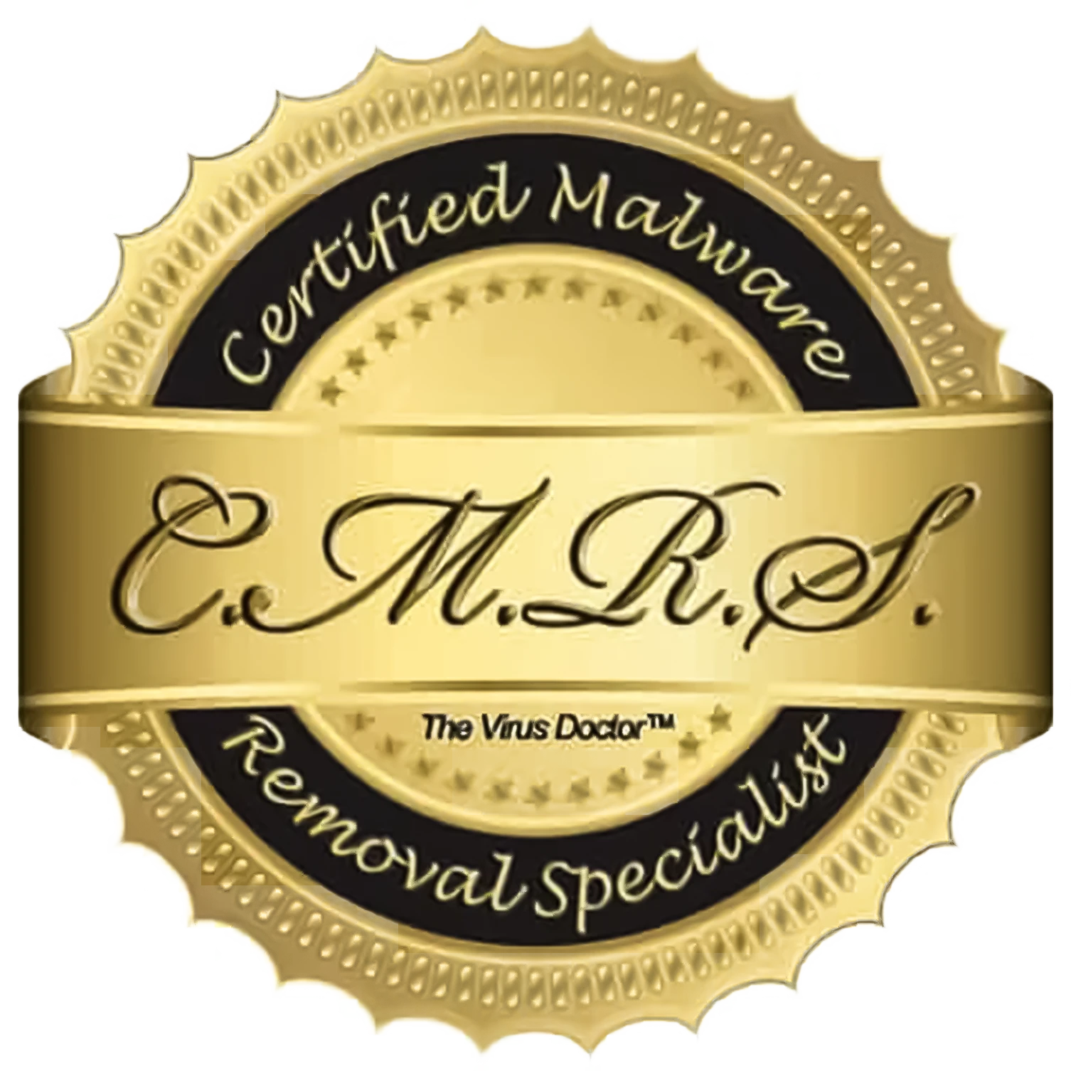 Official Certified Malware Removal Specialist gold badge