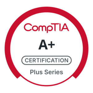 Official CompTIA A+ Certified IT Technician badge