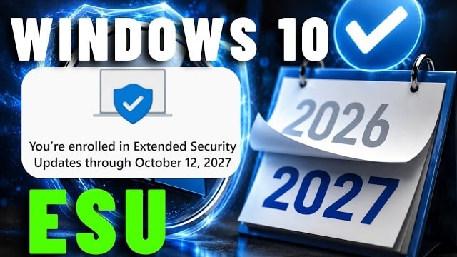 Windows 10 Security Updates got extended to 2027
